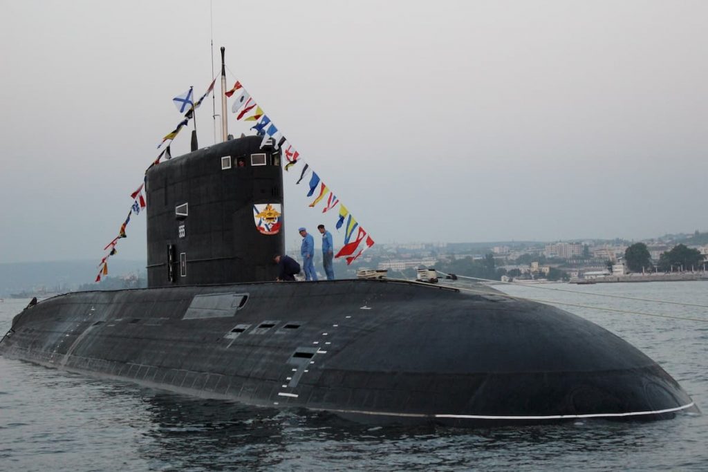 Project 885M multi-purpose nuclear-powered submarines designed to carry Kalibr-M cruise missiles with a range of over 4,000km