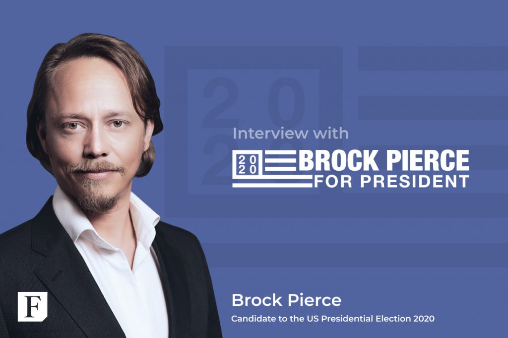 Exclusive interview with 2020 US presidential election candidate Broke Pierce