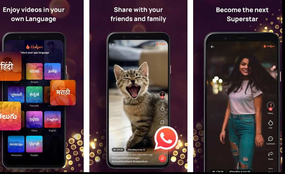 Chingari, India’s TikTok, receives $13M investment and backing from Bollywood royalty