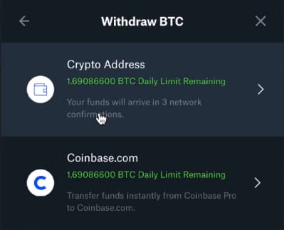 Coinbase Pro Withdrawal Fee