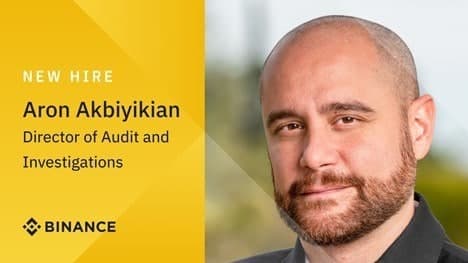 Ex-detective joins Binance as Director of Audit and Investigations
