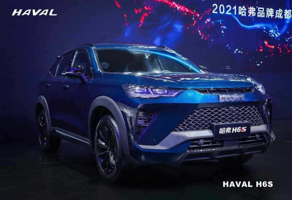 China's GWM unveils its new coupe SUV Haval H6S