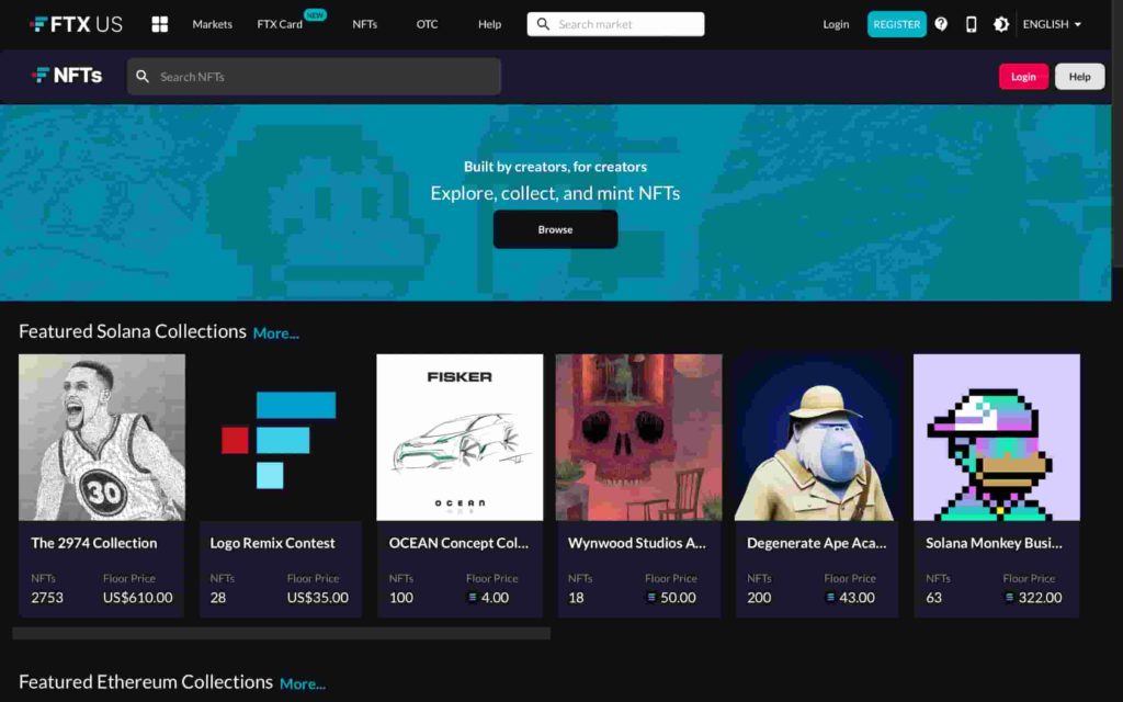 FTX US Review 2025 Pros Cons Buy Sell Bitcoin Finbold FTX US Review NFTS 1024x640 