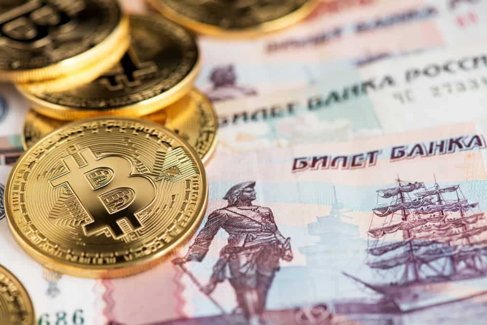 Ruble-Bitcoin (RUB/BTC) volumes hit a 9-month high as Russian banks raise interest rates 20%