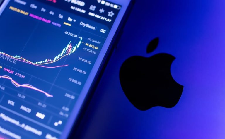 Bitcoin's average daily trading volume is almost 60% higher than Apple's