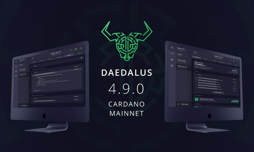 Cardano's Daedalus 4.9.0 wallet goes live, here's what you should know