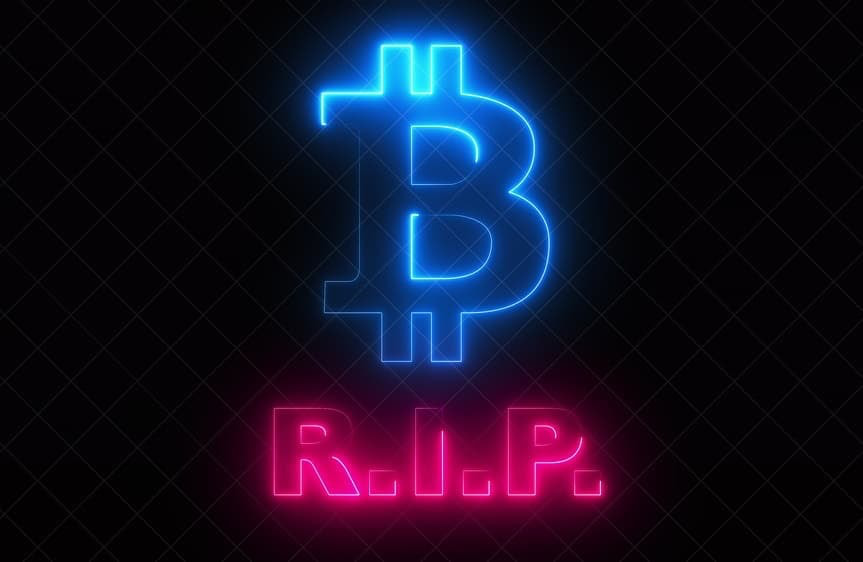 Bitcoin declared ‘dead’ 52% less in 2022 despite bear market vibes