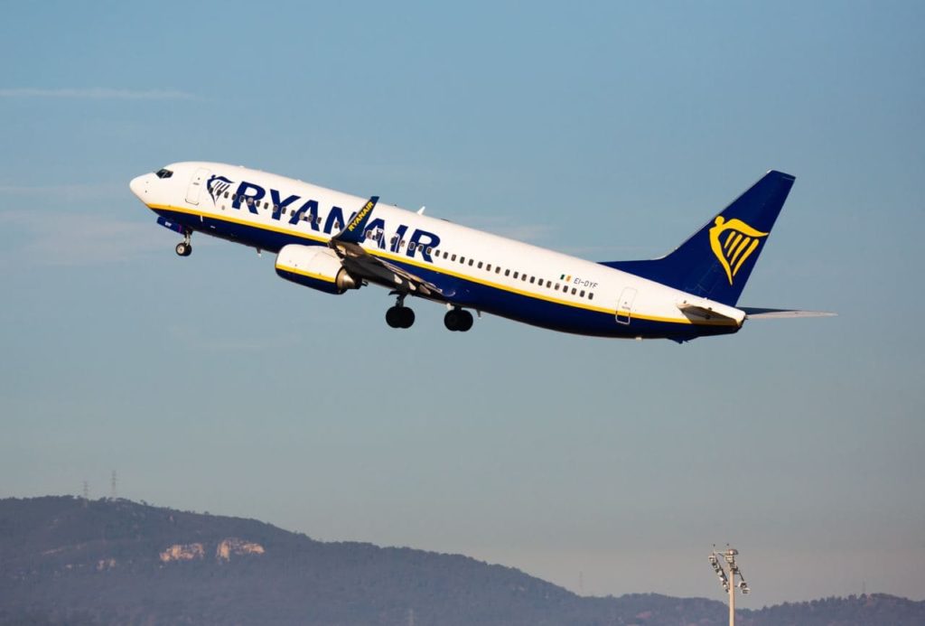 Ryanair shares up almost 6% in pre-market as the carrier beats earnings