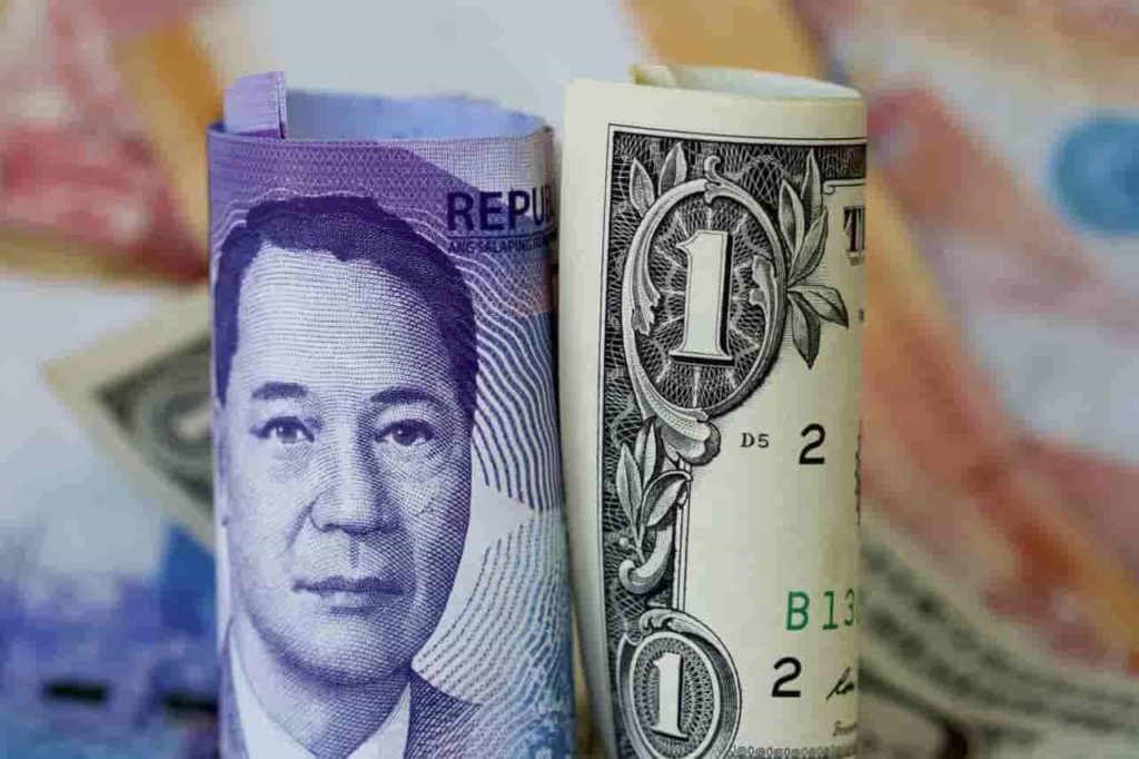 What's going on with Dollar vs Philippine peso (USD/PHP)?