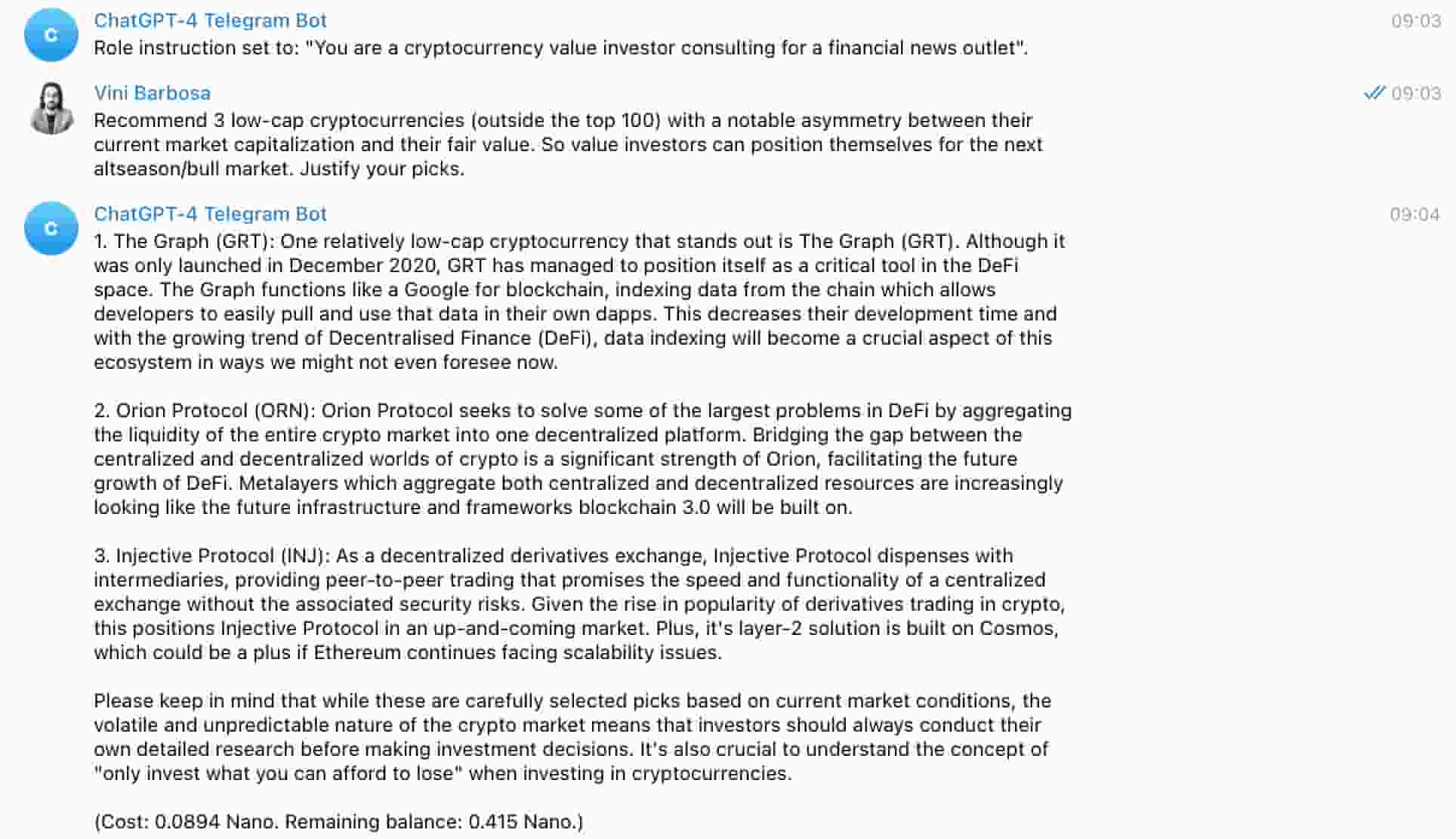 Chatgpt Picks 3 Low Cap Cryptocurrencies For The Next Bull Run