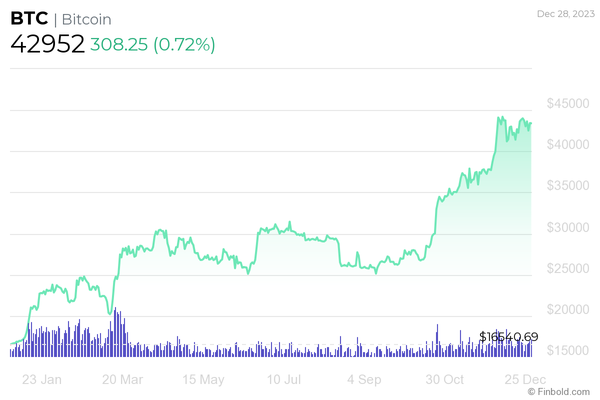 Bitcoin price prediction for 2024