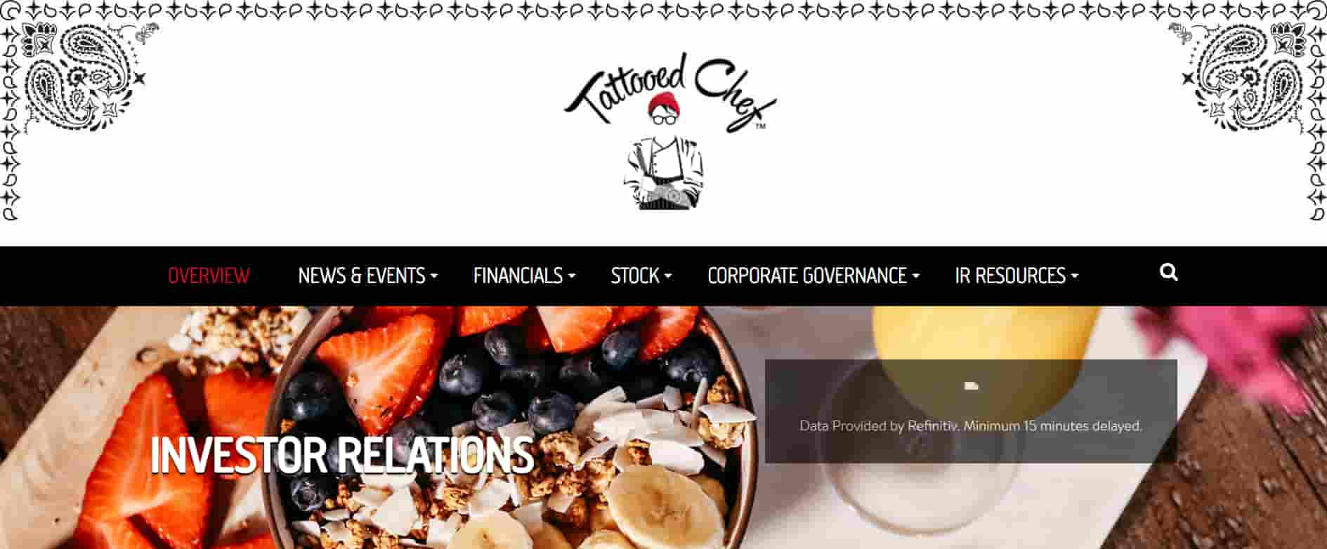 Tattooed Chef   Tattooed Chef Homepage 