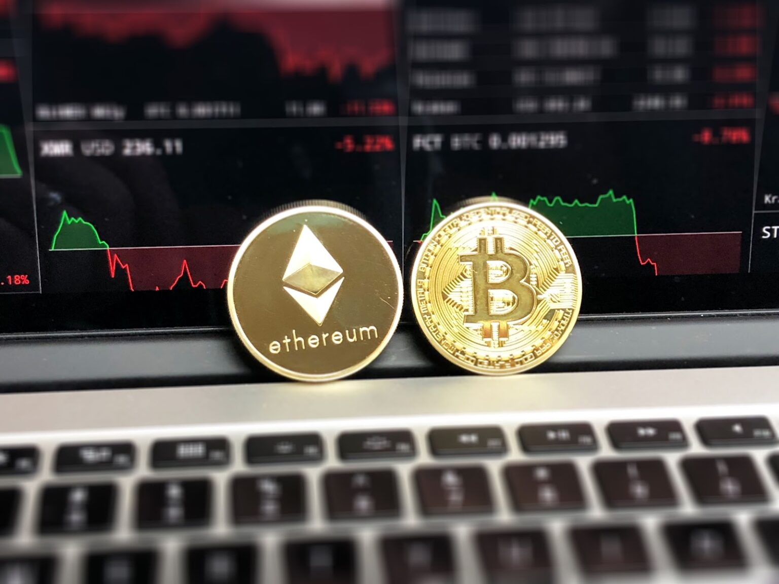 bitcoins and ethereum