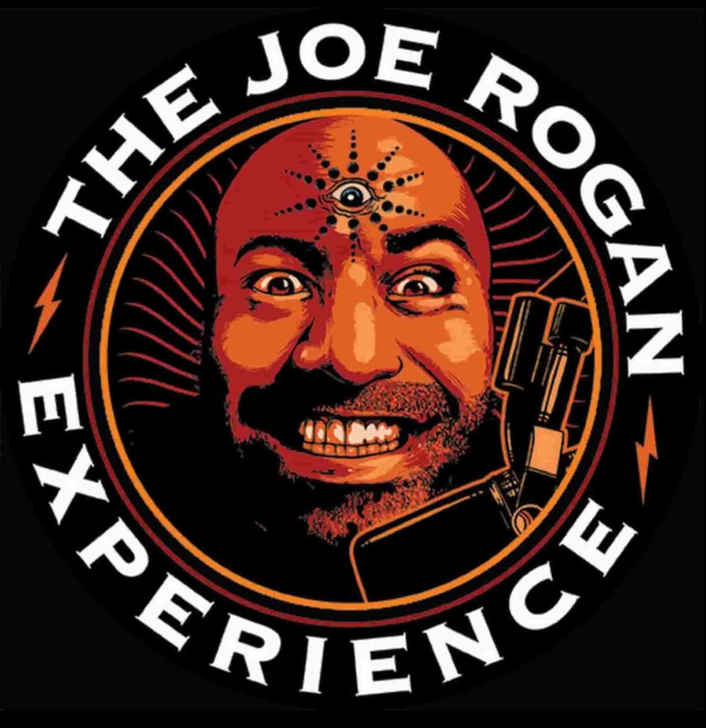 Joe Rogan's net worth: The Joe Rogan Experience logo.