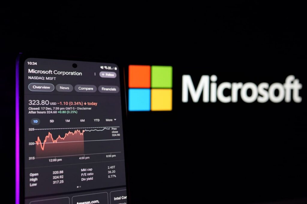 Sell alert: Weekly chart shows Microsoft stock set to collapse