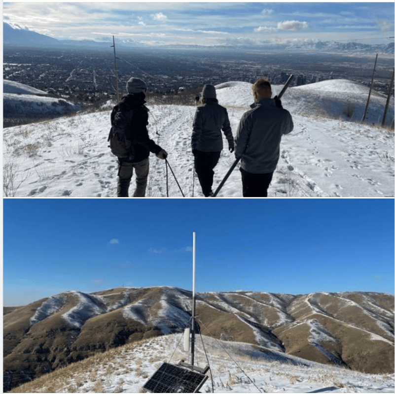 Facebook post on mysterious antennas in Utah. Source: Salt Lake City Public Lands