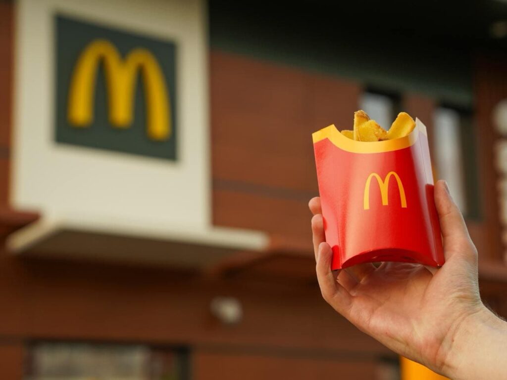 Did McDonald’s shares fall after Trump’s fry serving stunt?