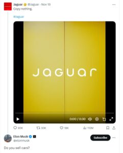 Jaguar stock price tumbles amid 'woke' ad ‘backlash’