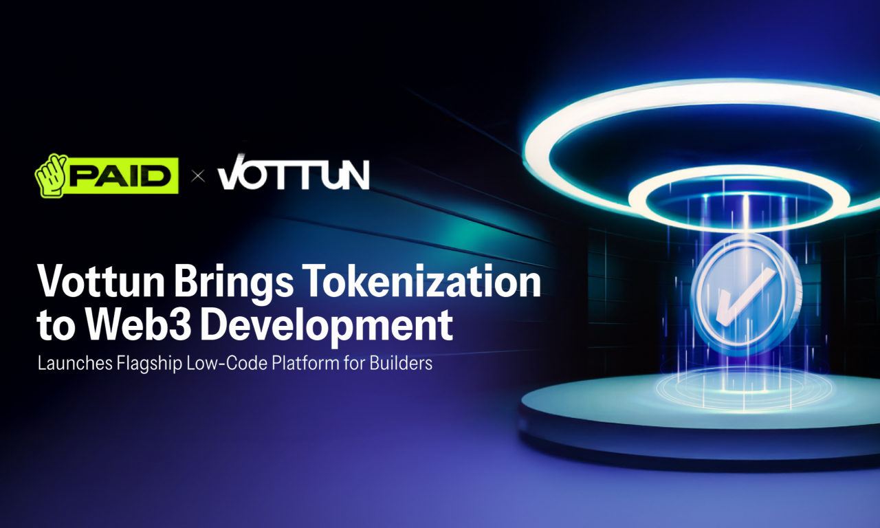 Vottun Brings Tokenization to Web3 Development; Launches Flagship Low ...
