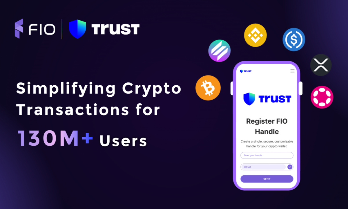 Trust Wallet Meluncurkan Trust Handles oleh FIO Protocol, Menyederhanakan Transaksi Kripto untuk 130+ Juta Pengguna