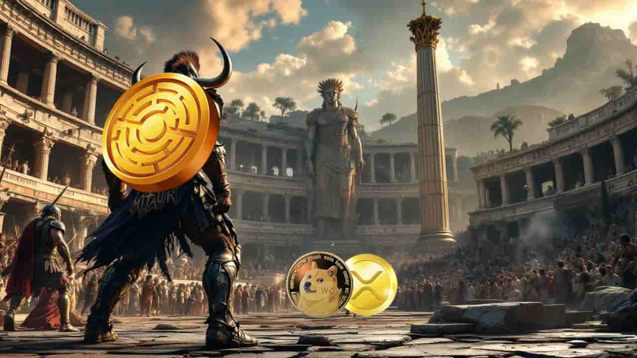 Minotaurus Tops Crypto Presale 2025 : Can MTAUR Price Overwhelm XRP and  Dogecoin Post Listing?