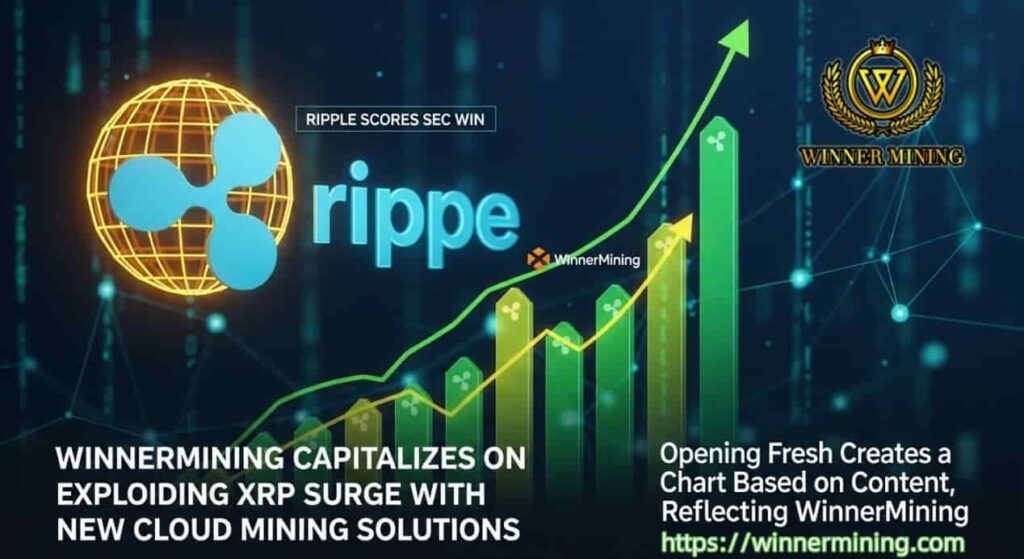 Ripple Scores SEC Win as WinnerMining Capitalizes on Exploding XRP Surge with New Cloud Mining Solutions