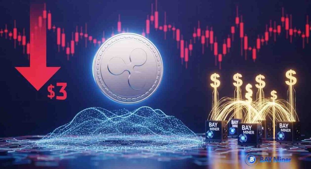 XRP Falls Below $3 Investors Secure Passive Income with BAY Miner Cloud Mining