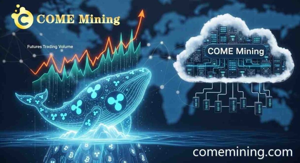 XRP whales increase their holdings, futures trading volume surges, and COME Mining cloud mining becomes a stable option
