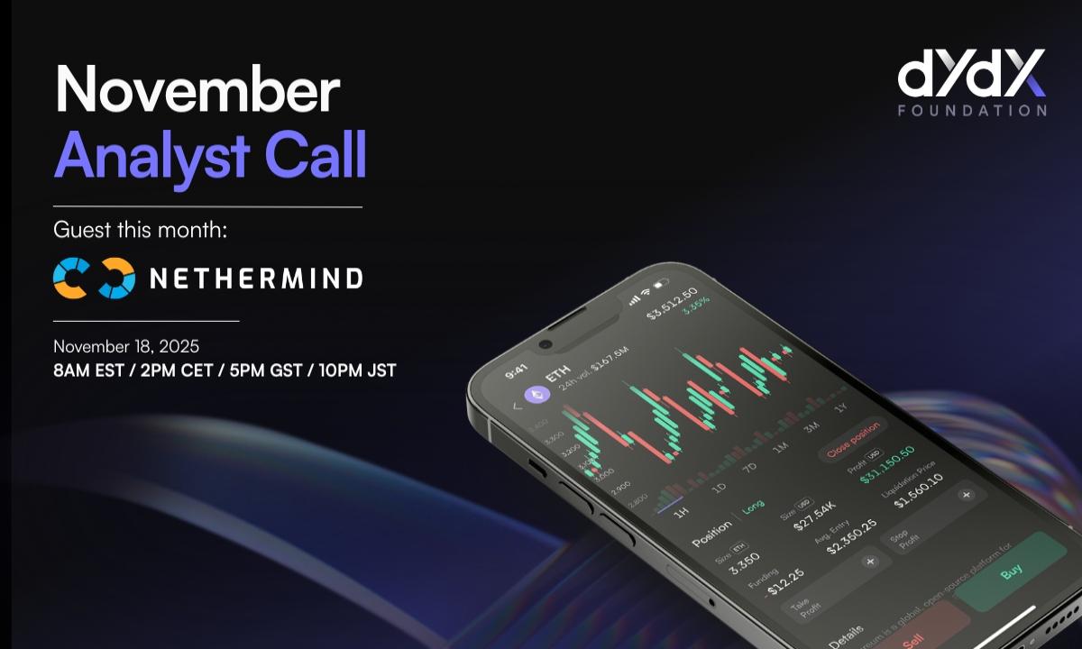 dYdX Shares Key Highlights from November Analyst Call