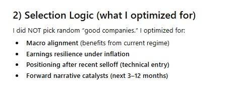 ChatGPT outlines its stock pick strategy for April 2026.