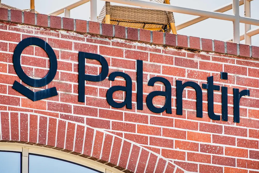 Palantir stock price trajectory illustration